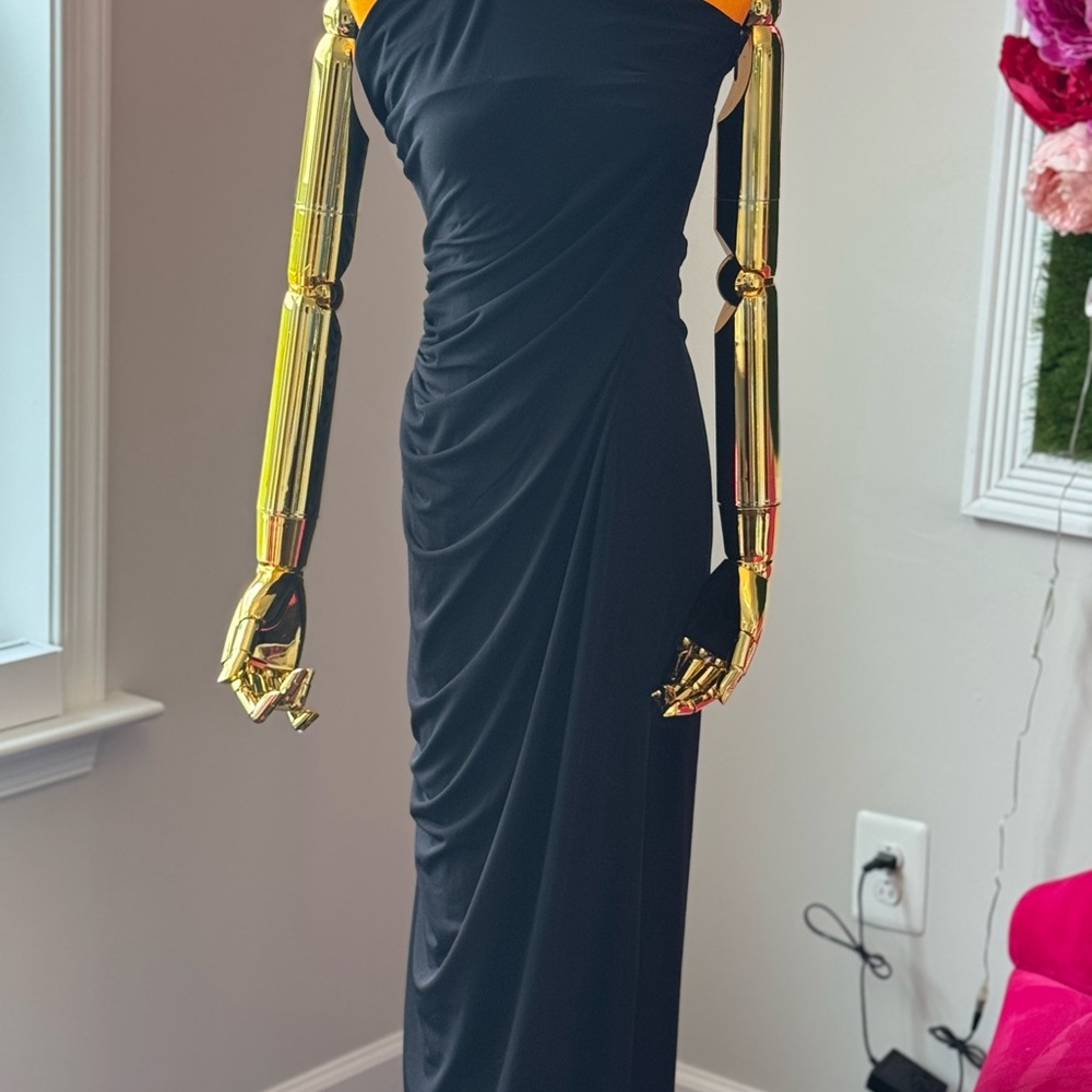 Herve Leger Black The Genevieve Dress authentic